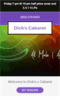 Mobile Screenshot of dickscabaret.com
